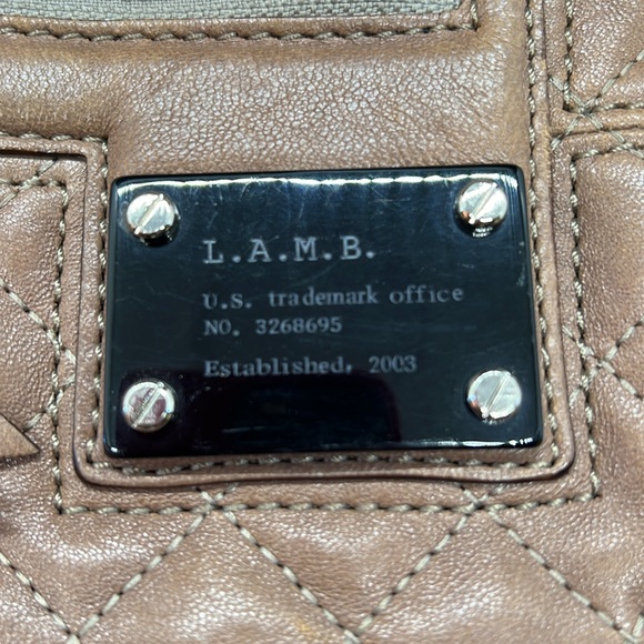 L.A.M.B. Brown leather crossbody bag - Picture 5 of 12
